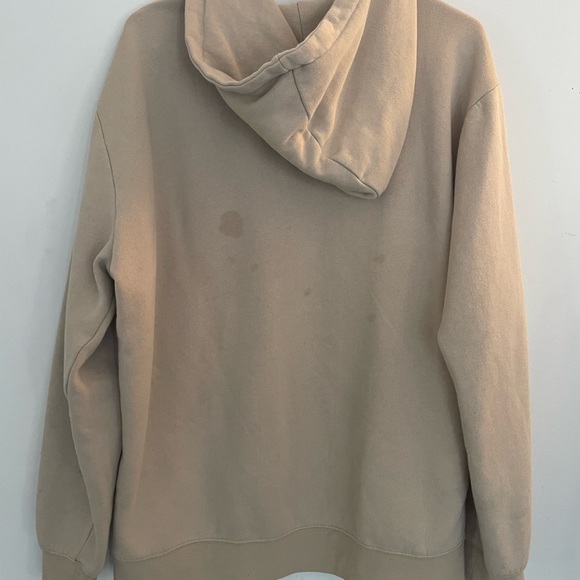 Forever21 Mens Worldwide International Hoodie Tan size M - Picture 2 of 2